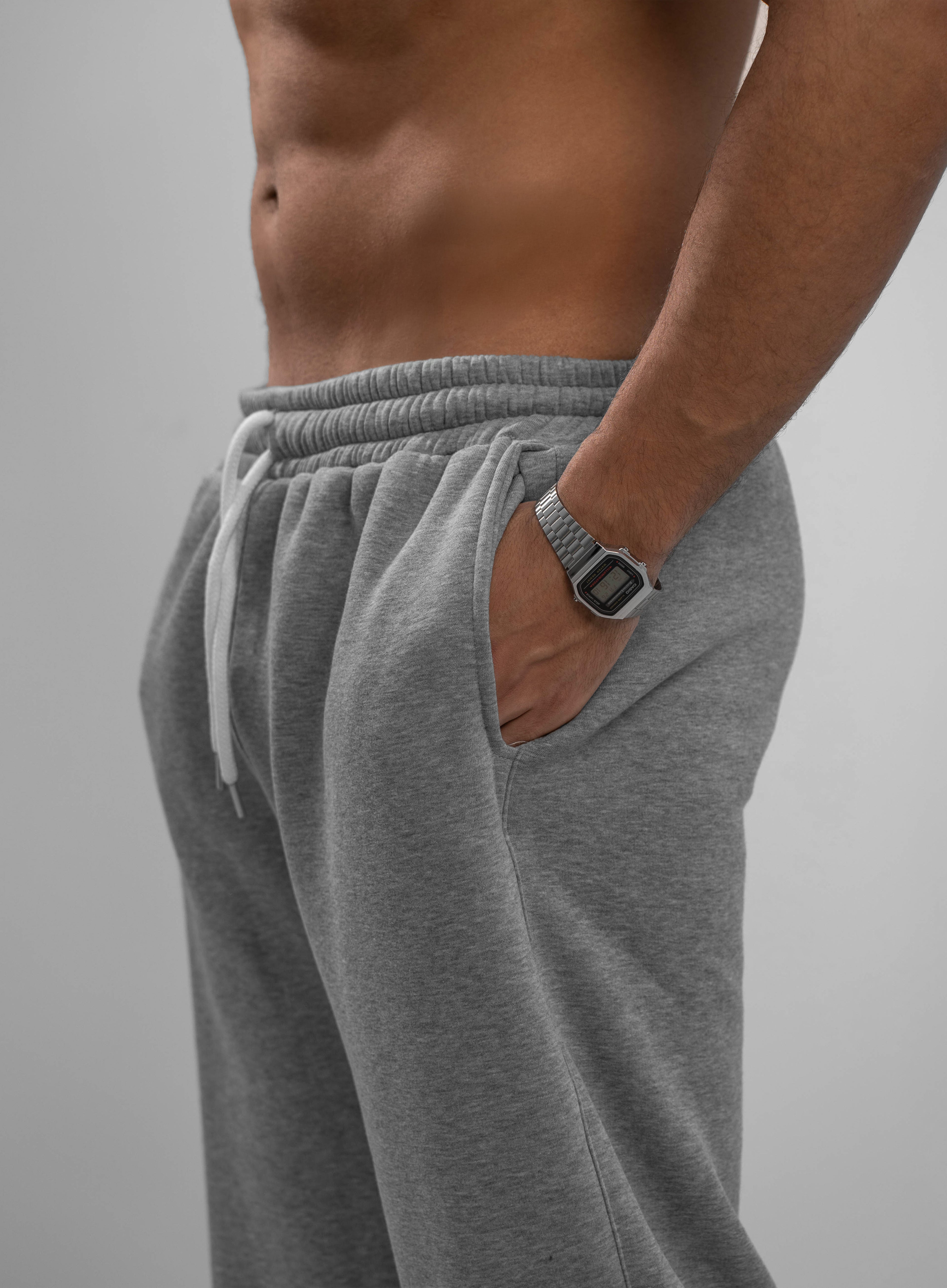 Gray Summer Sweatpants