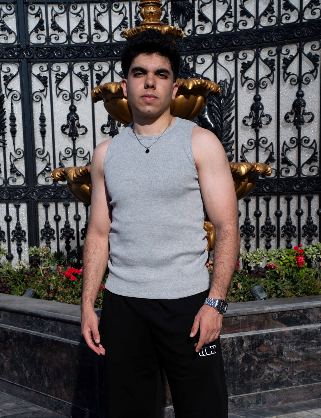 Gray Tank Top